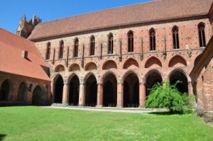 Monastery Chorin - View on the open church of the monastery