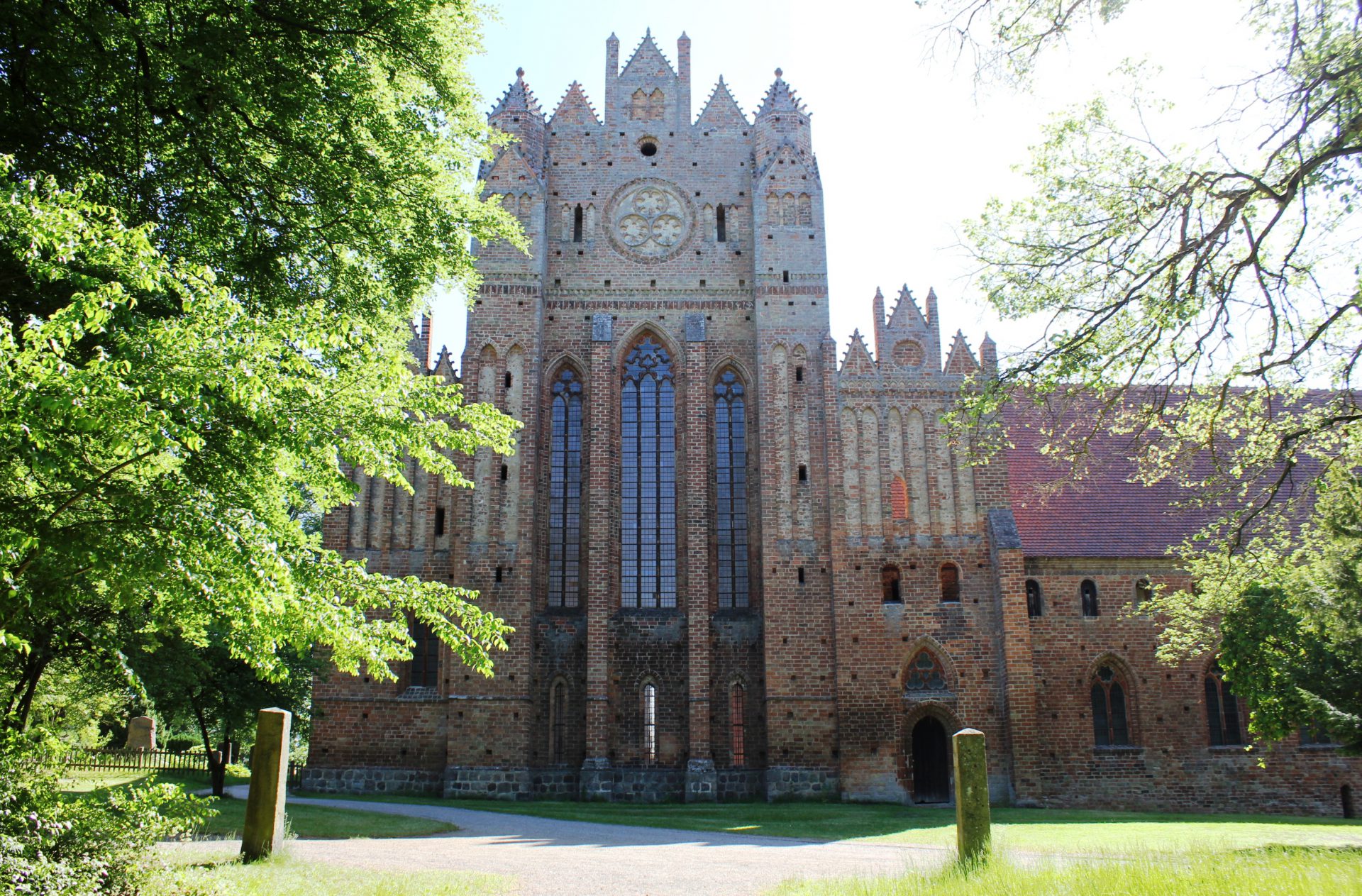 Monastery Chorin - view on the famous west front