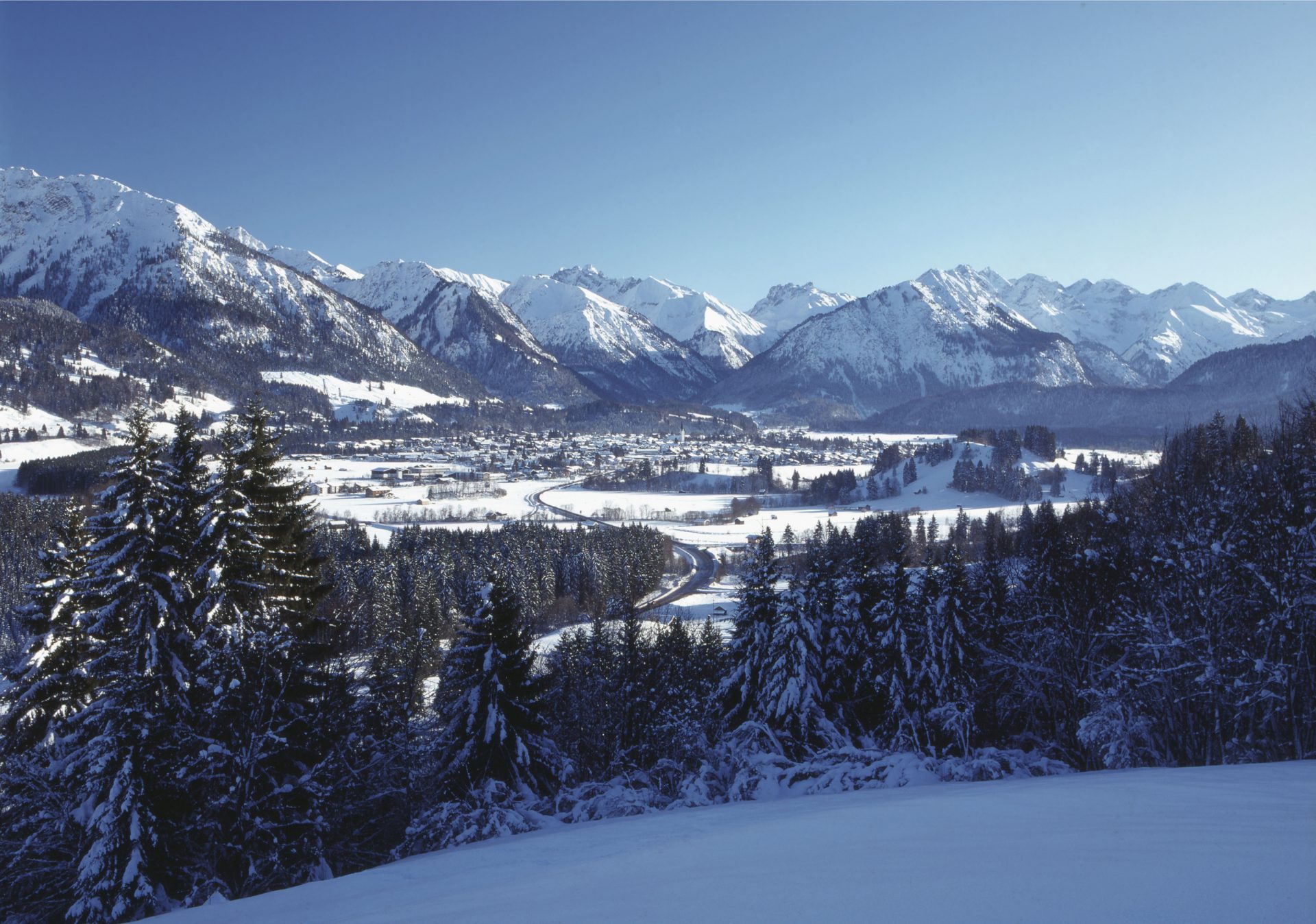 Winterlandschaft beim Hotel Geldernhaus